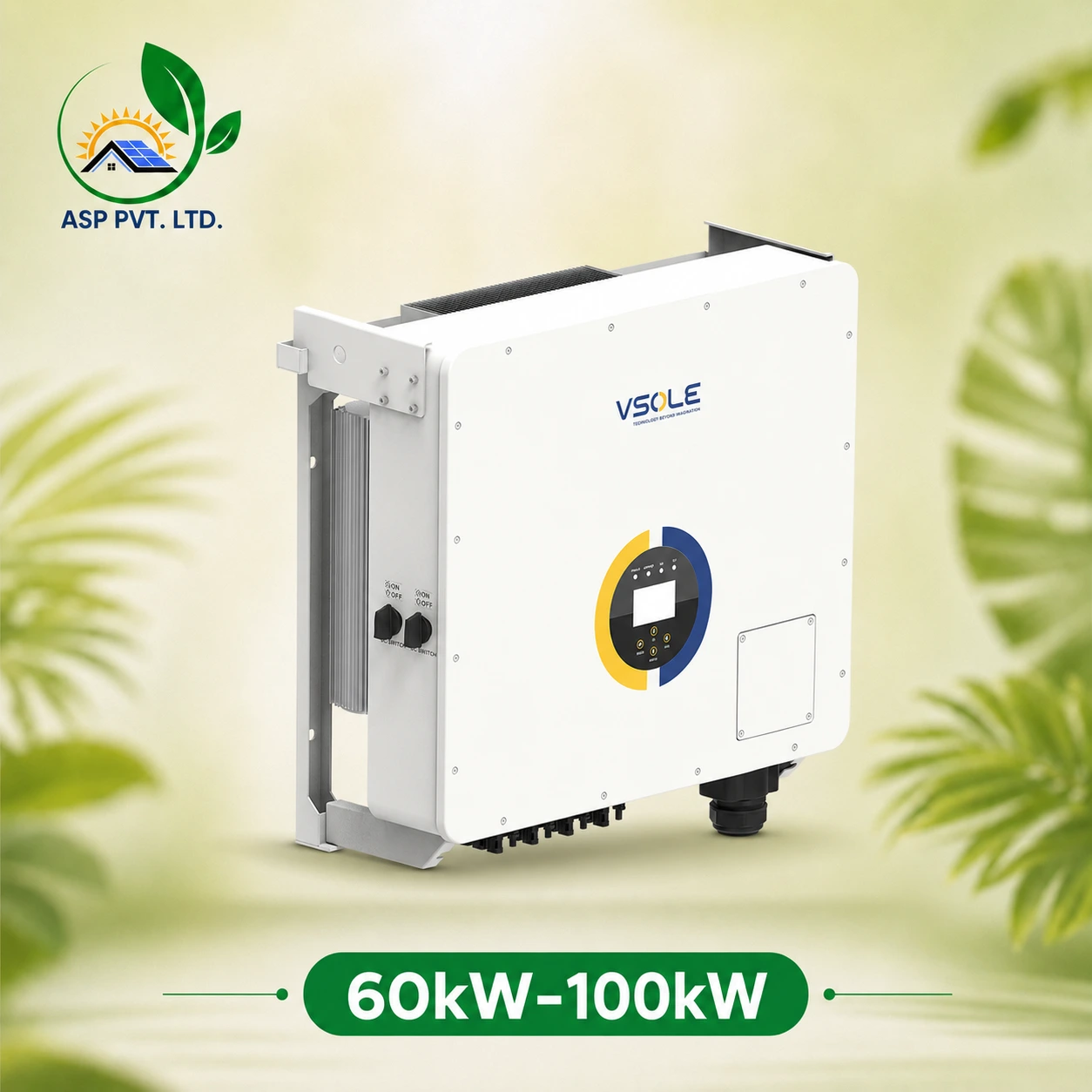 Three Phase Grid Tie Inverter 60-100kW