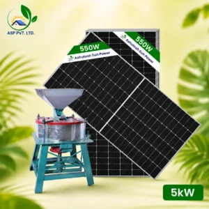 Solar Atta Chakki 5kW