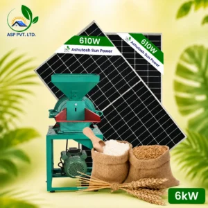 Solar Atta Chakki 6kW
